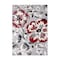 World Rug Gallery Modern Floral Area Rug 10' x 14' Red Area Rug 9098RED10X14 - alternate 5